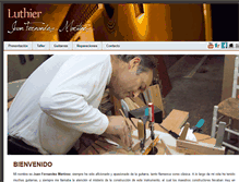 Tablet Screenshot of guitarrasjuanfernandez.com